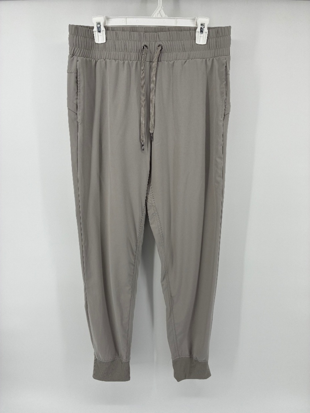 Kyodan Taupe Track Joggers Cuffed Ankles